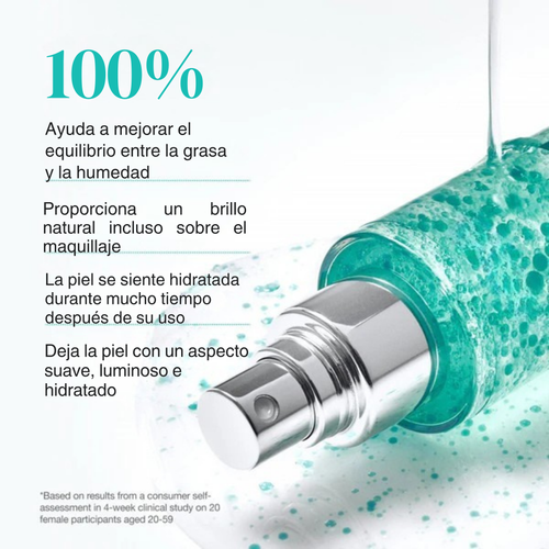 Spray sérum facial con colágeno PDRN para un brillo radiante